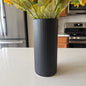 Black Lined Vase- 10.6”