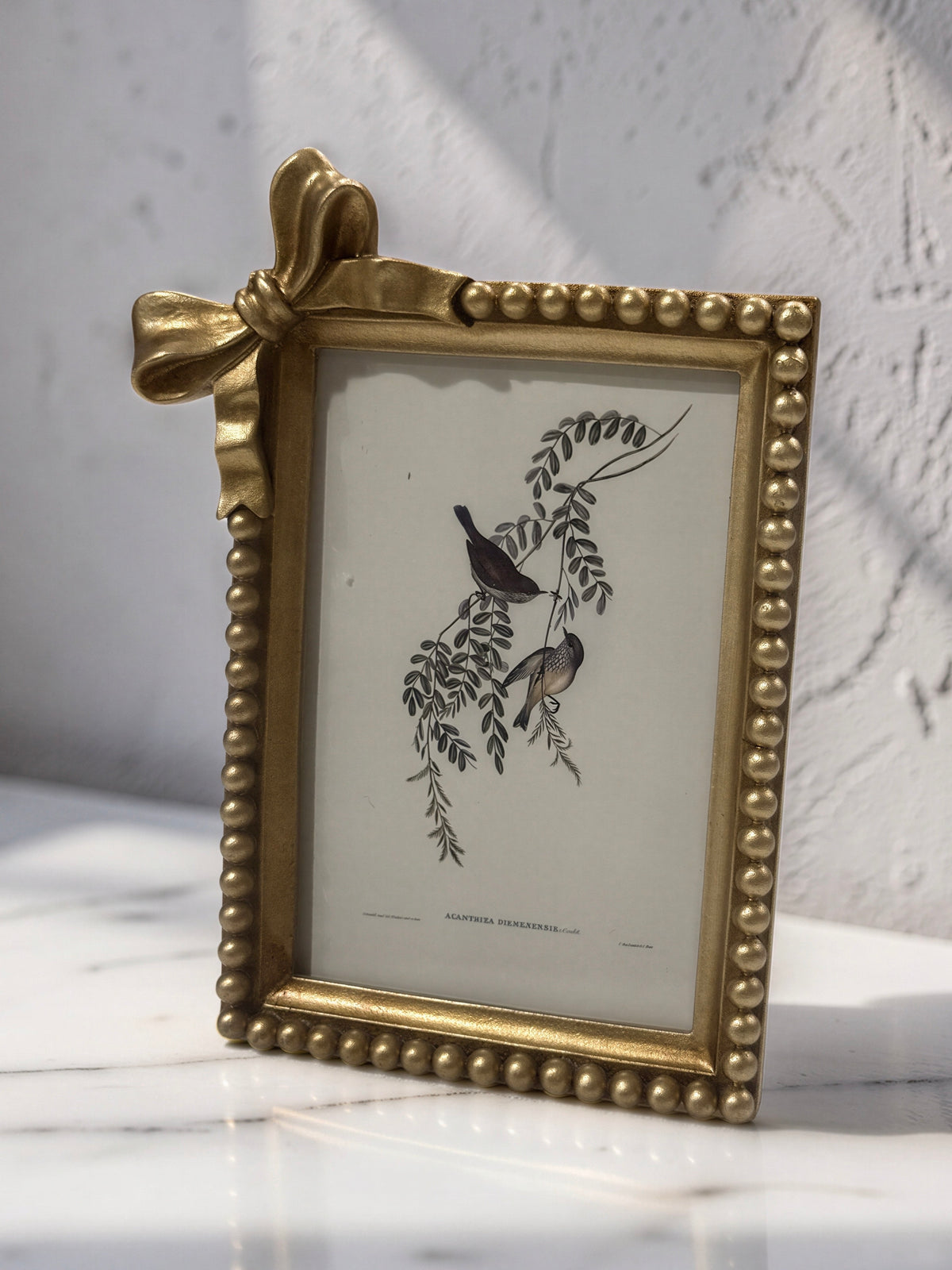 Antique Gold Bow Frame