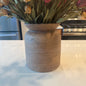 Brown Terracotta Line Vase