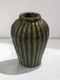 Green Terracotta Round Vase