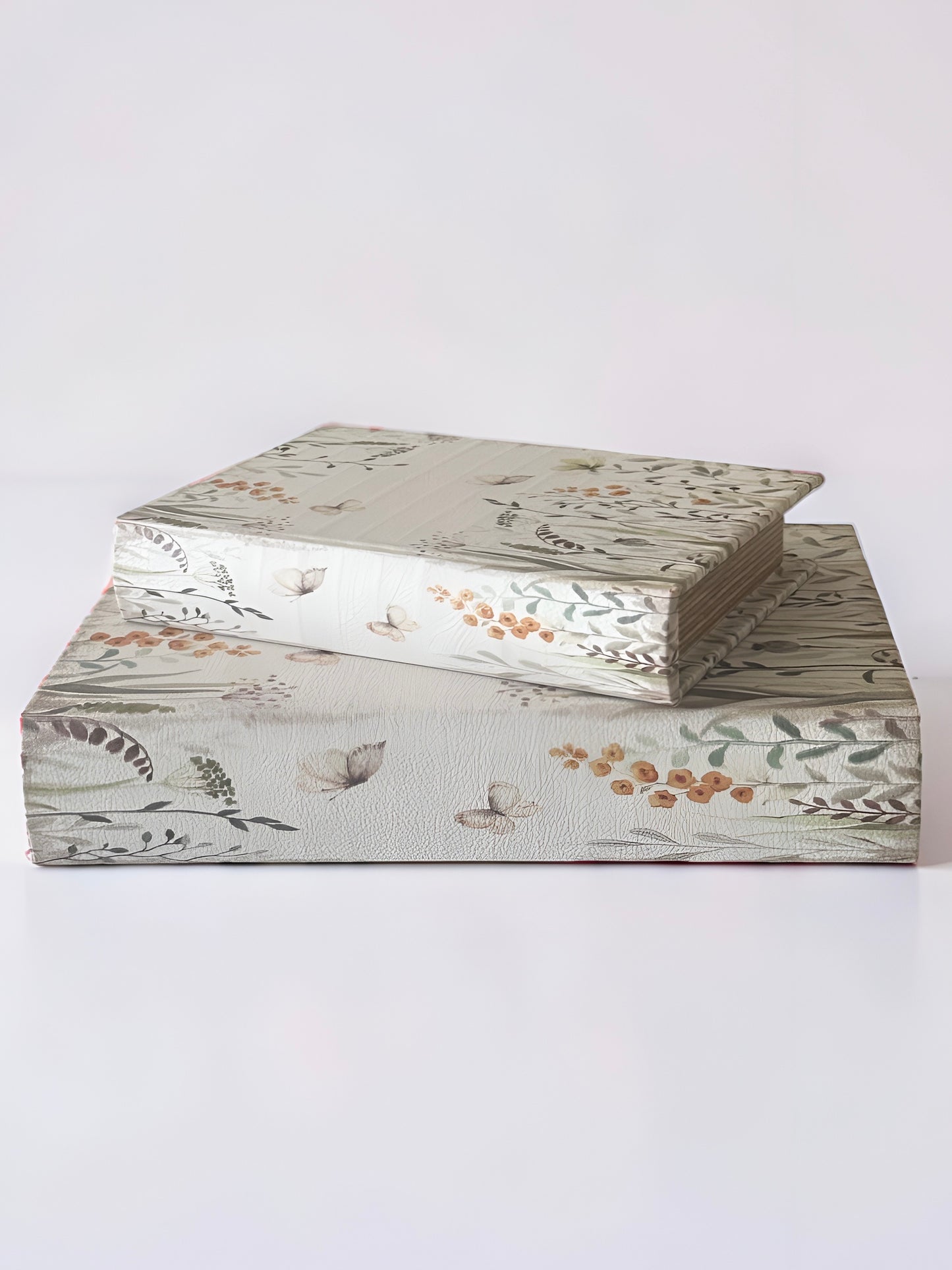 Spring Floral Storage Books
