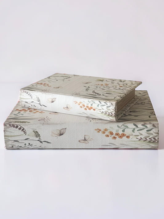 Spring Floral Storage Books