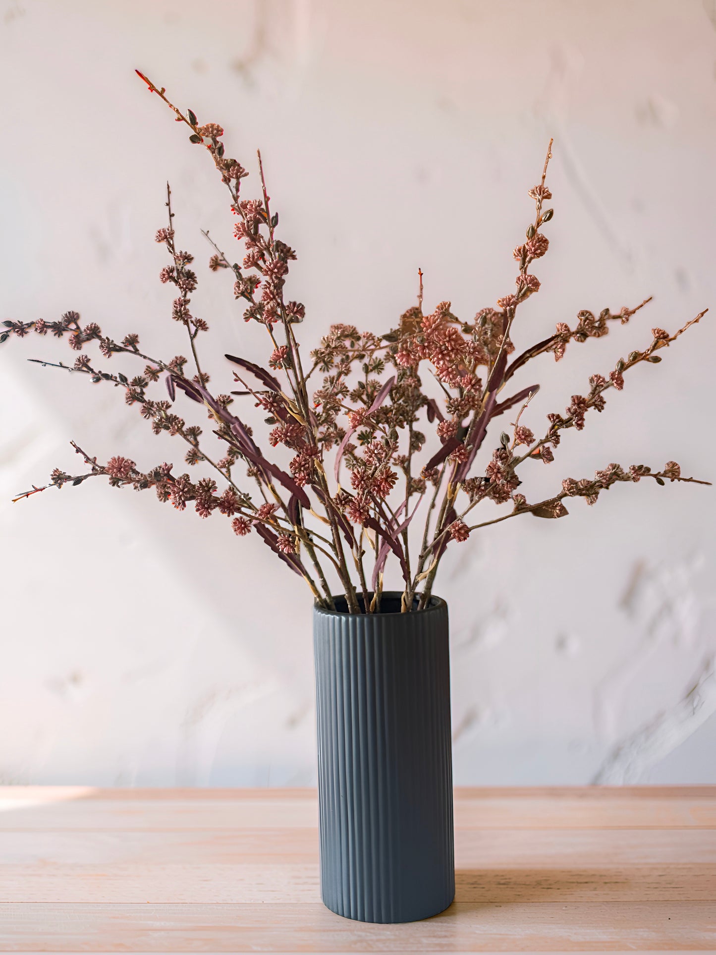 Red Wild Flower Branch