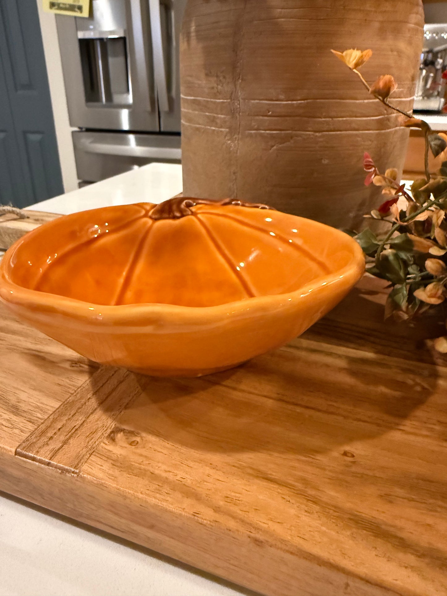 Ceramic Pumpkin Bowl - 35% OFF