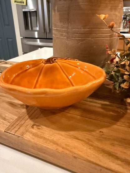Ceramic Pumpkin Bowl - 35% OFF