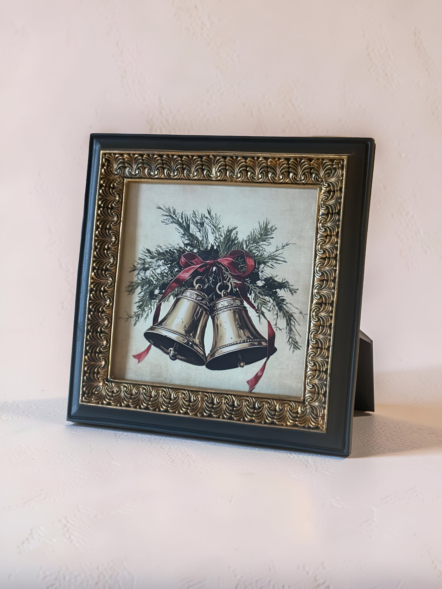 Black and Gold Bell Frame