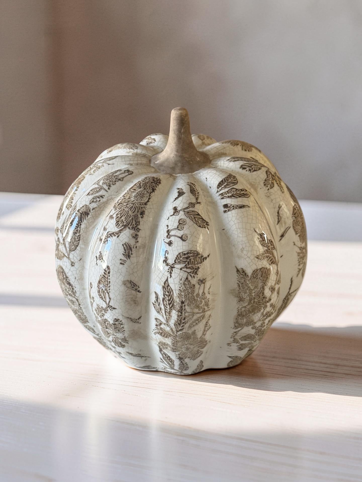 Large Beige Heirloom Pumpkin