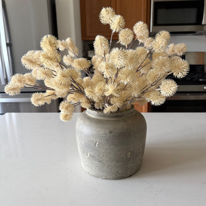 Charcoal Square Vase -7.9”
