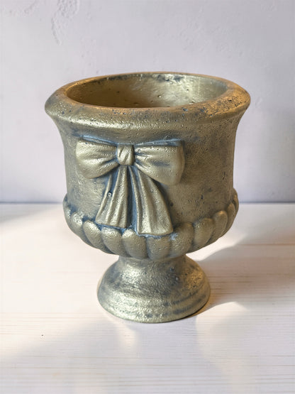 Gold Bow Planter