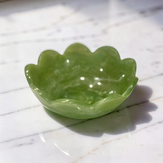 Green Resin Bowl