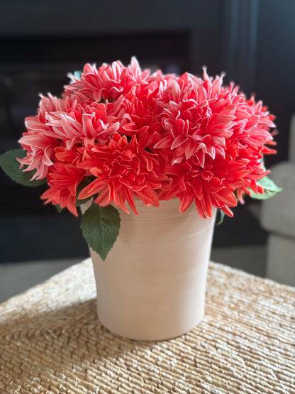 Line Terracotta Planters -Set of 2
