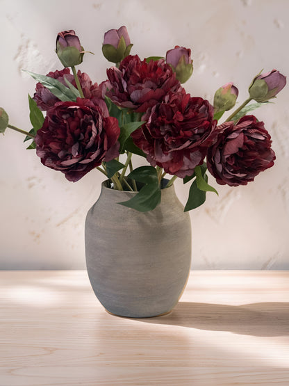 Burgundy Peony