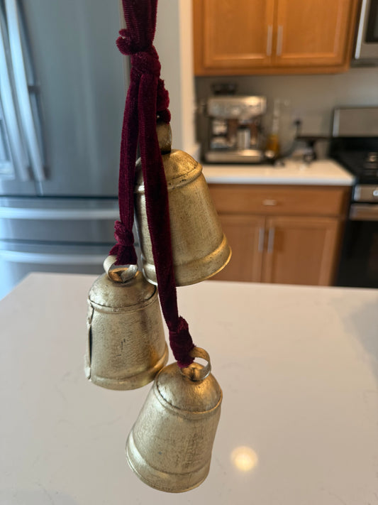 Hanging Gold Bells