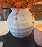 White Wash Vase -6.7”H