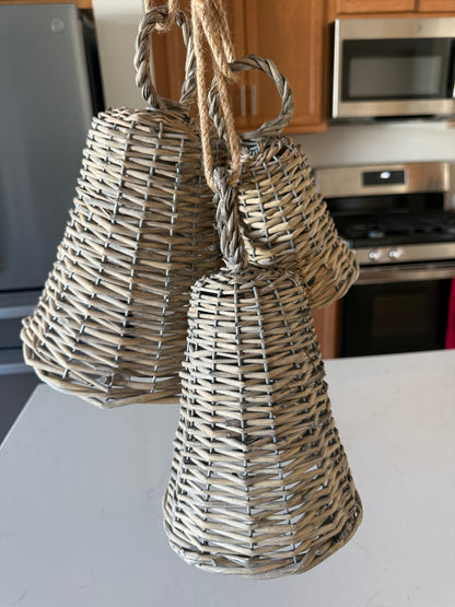 Holiday Willow Bells -Set of 3