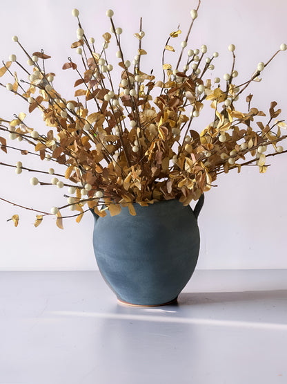 Double Handle Charcoal Vase