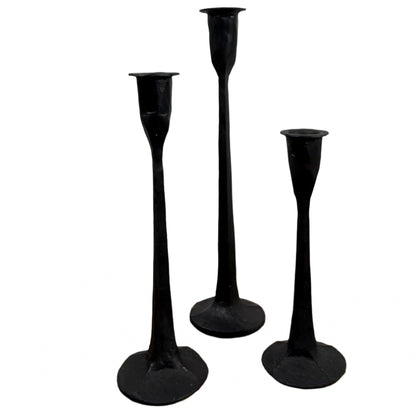 Iron Candle Holders - Set of 3