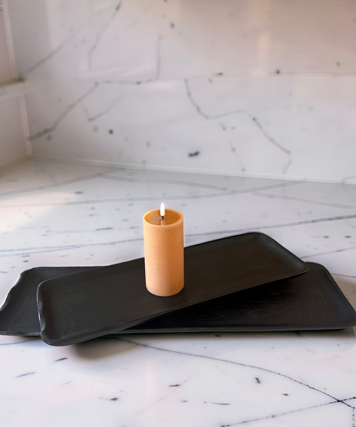 Dark wood Trays