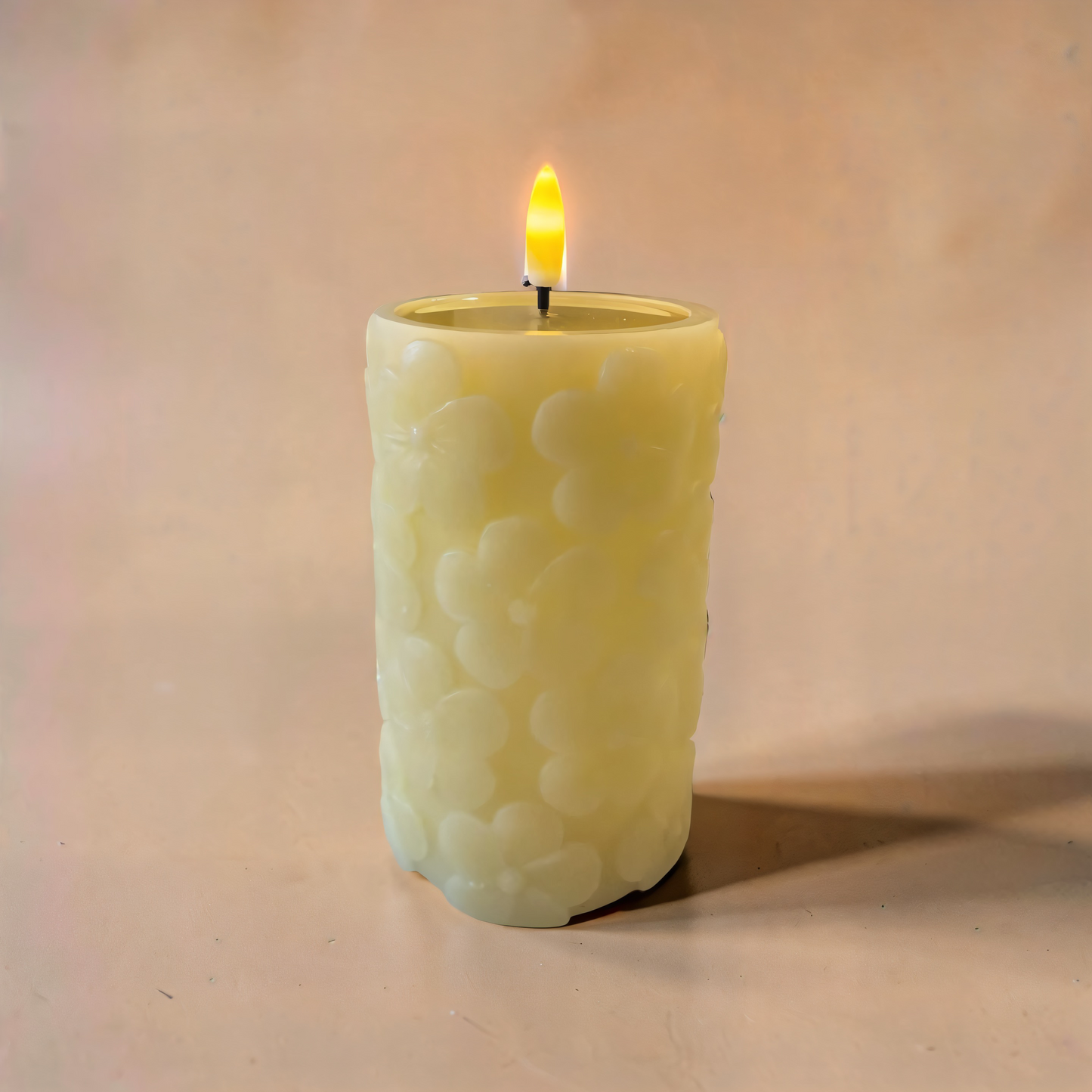 Pastel LED Pillar Candles