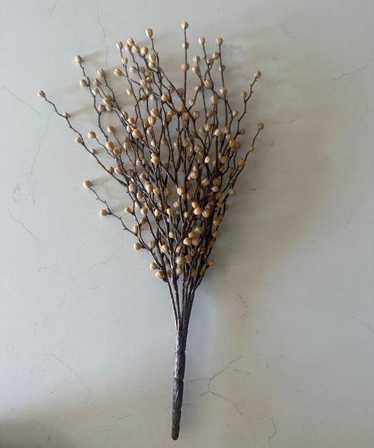 Cream Heart Berries Stem