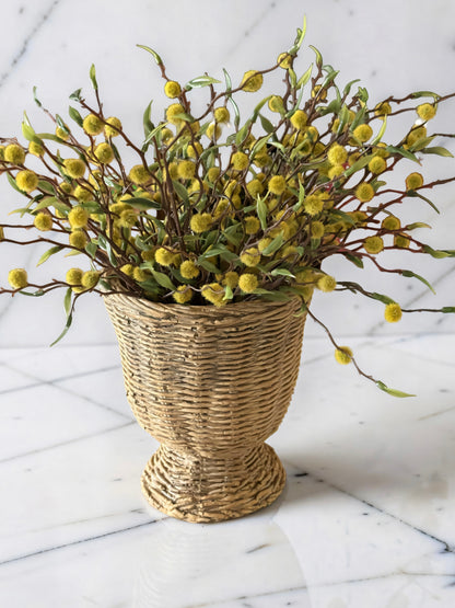 Natural Cement Weave Planter