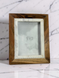 Wood and Marble Photo Frame
