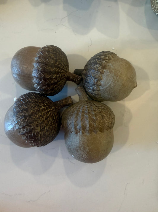 Assorted Resin Acorns