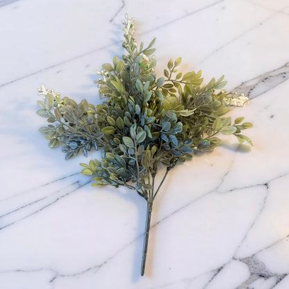 White Berry Bush -14''H