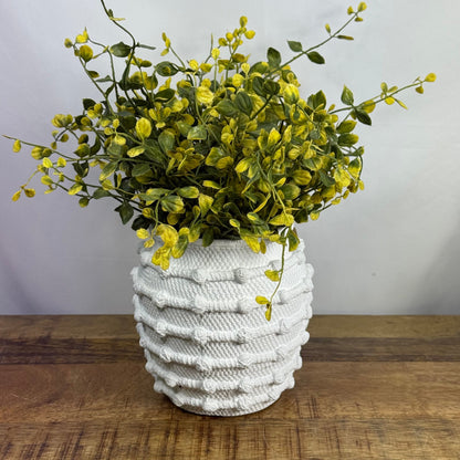 White Knot Planter