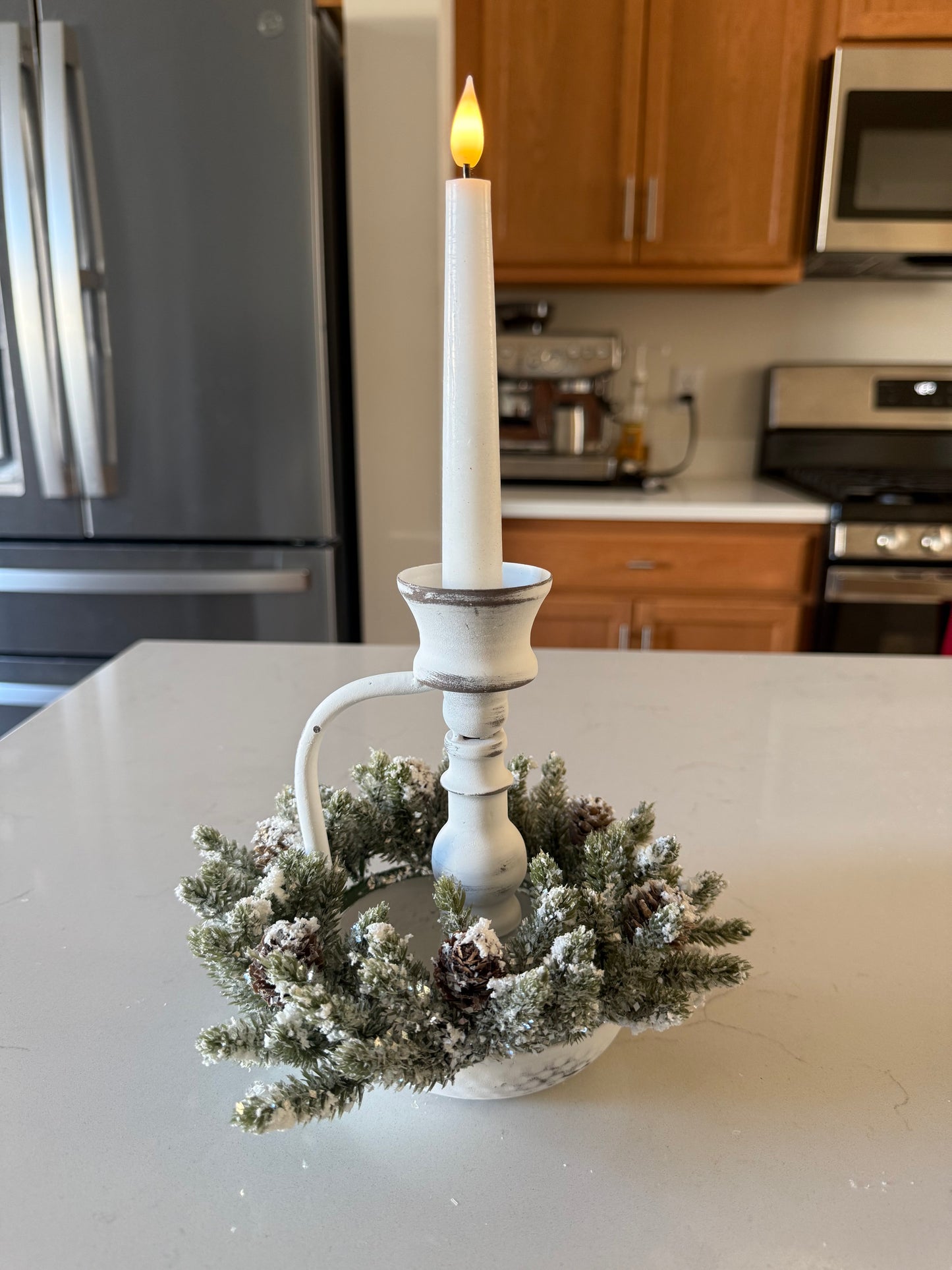 Enlighten Taper Holder - 7”H