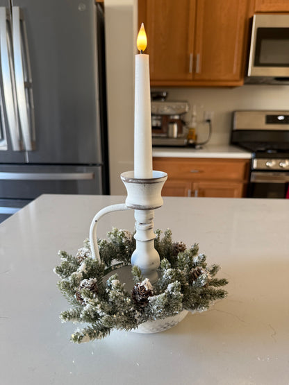 Enlighten Taper Holder - 7”H