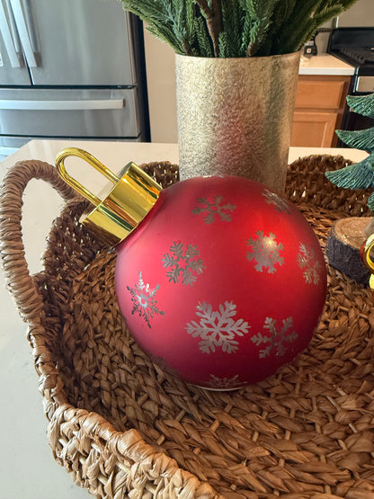 Rotating Snowflake Ornament-6”