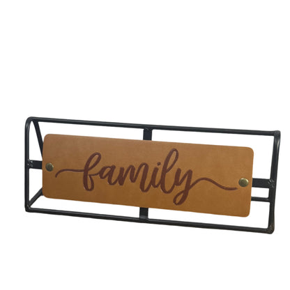 Leather Sign