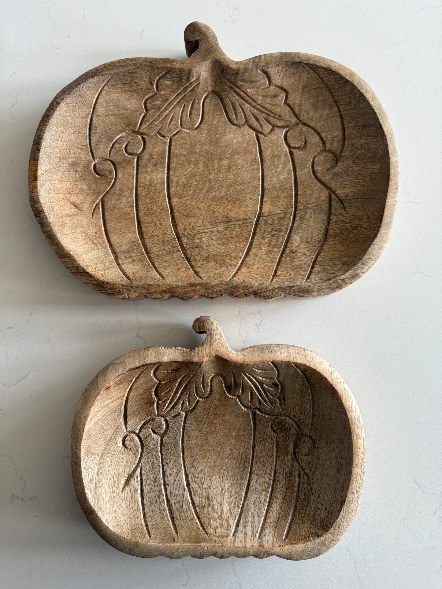 Pumpkin Wood Tray