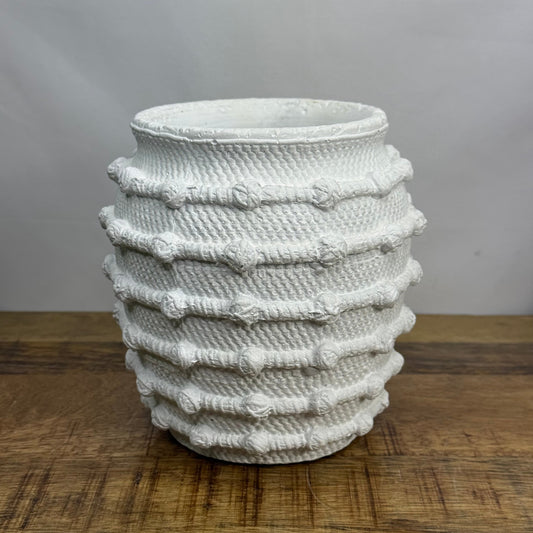 White Knot Planter