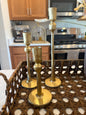 Gold Iron Ball Candle Stands-set of 3
