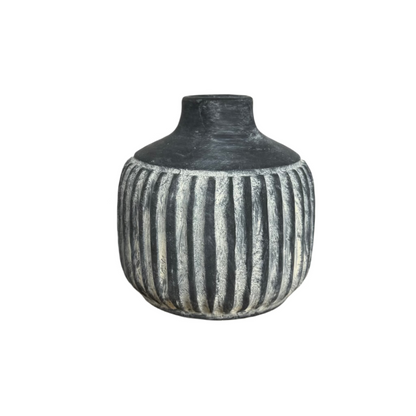 Charcoal Vase - 7''