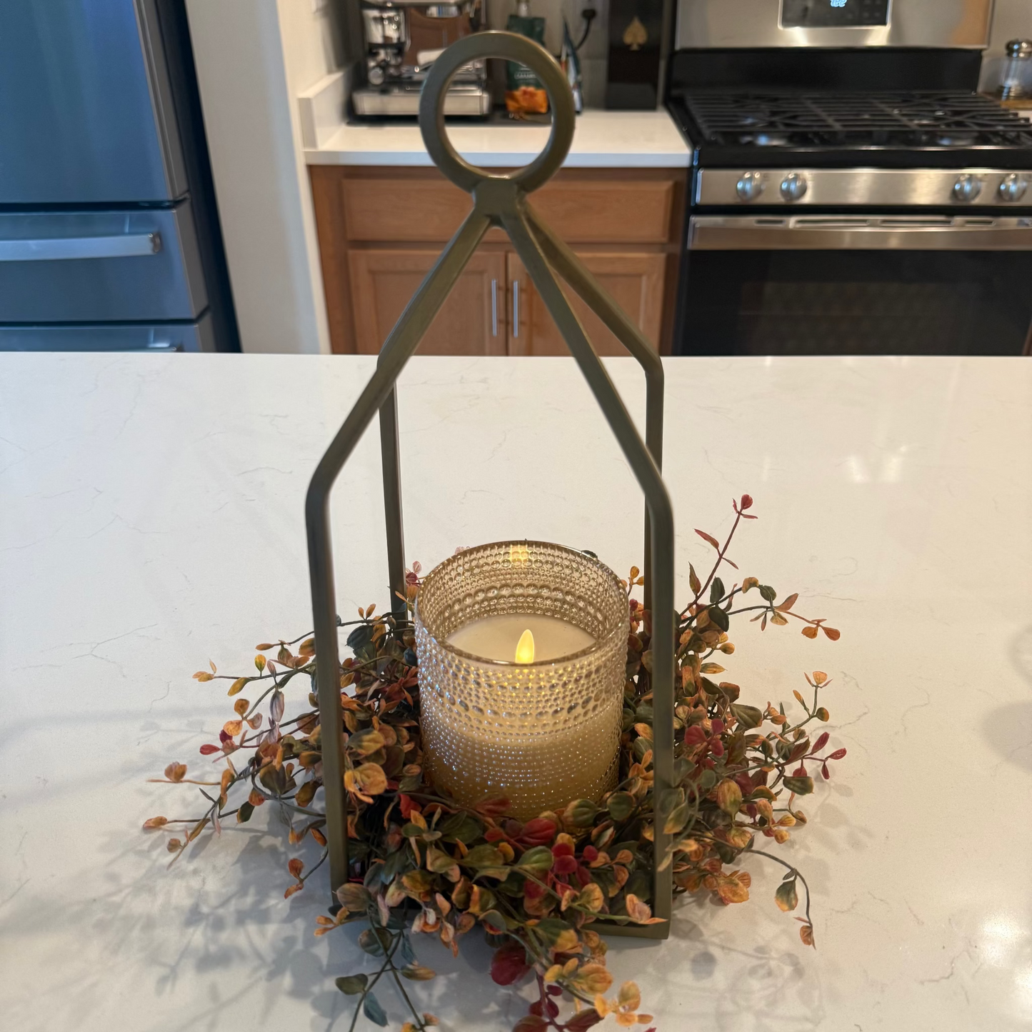 Modern Brass Lantern