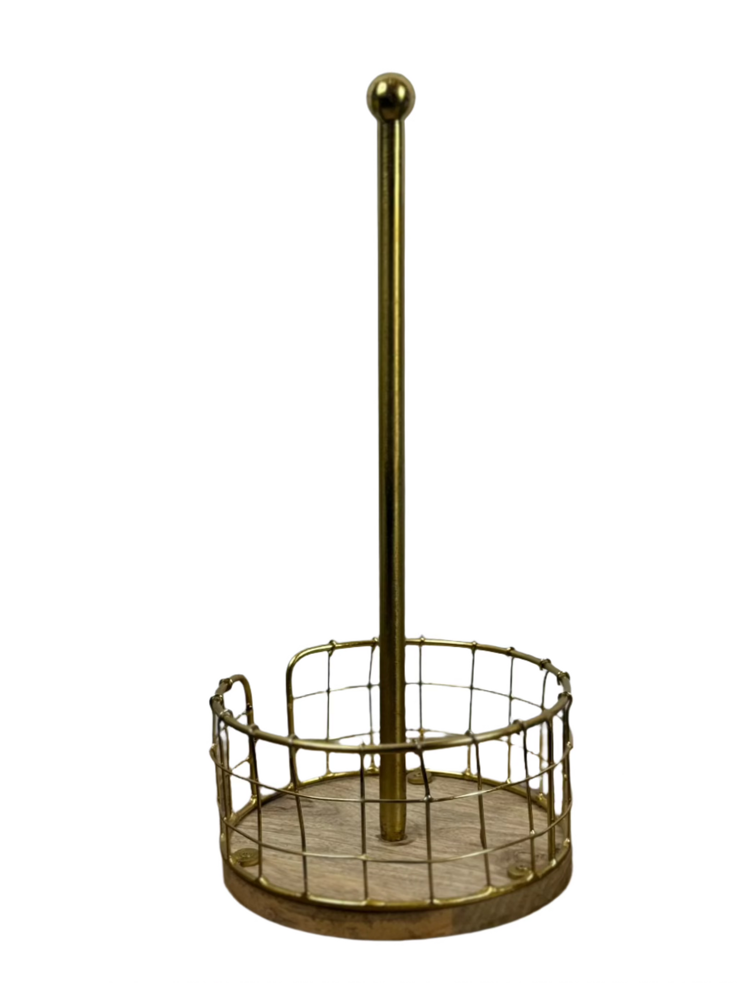 Metal Basket Paper Towel Holder