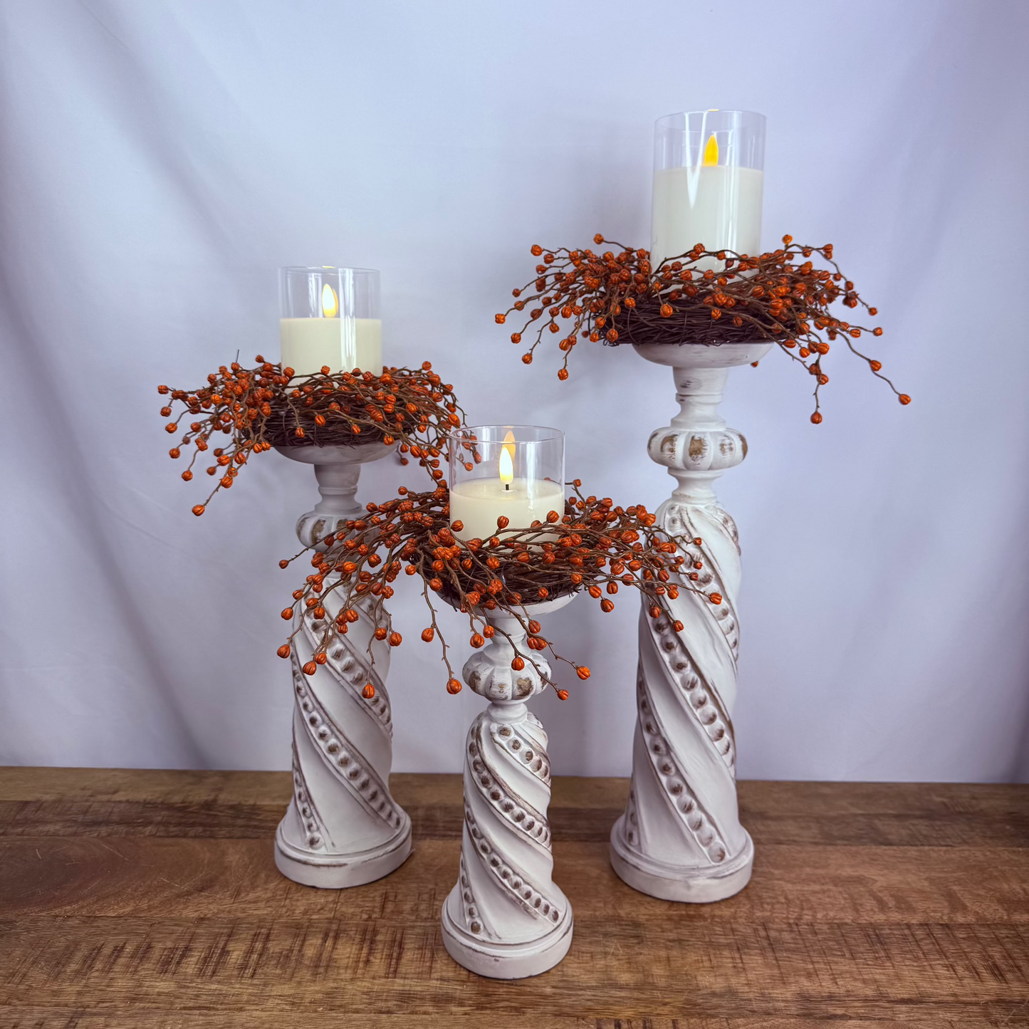 Mini Berries Candle Ring - 12”