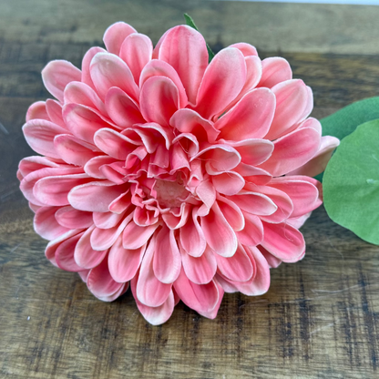 Real Touch Zinnia Bloom Stems - 24''