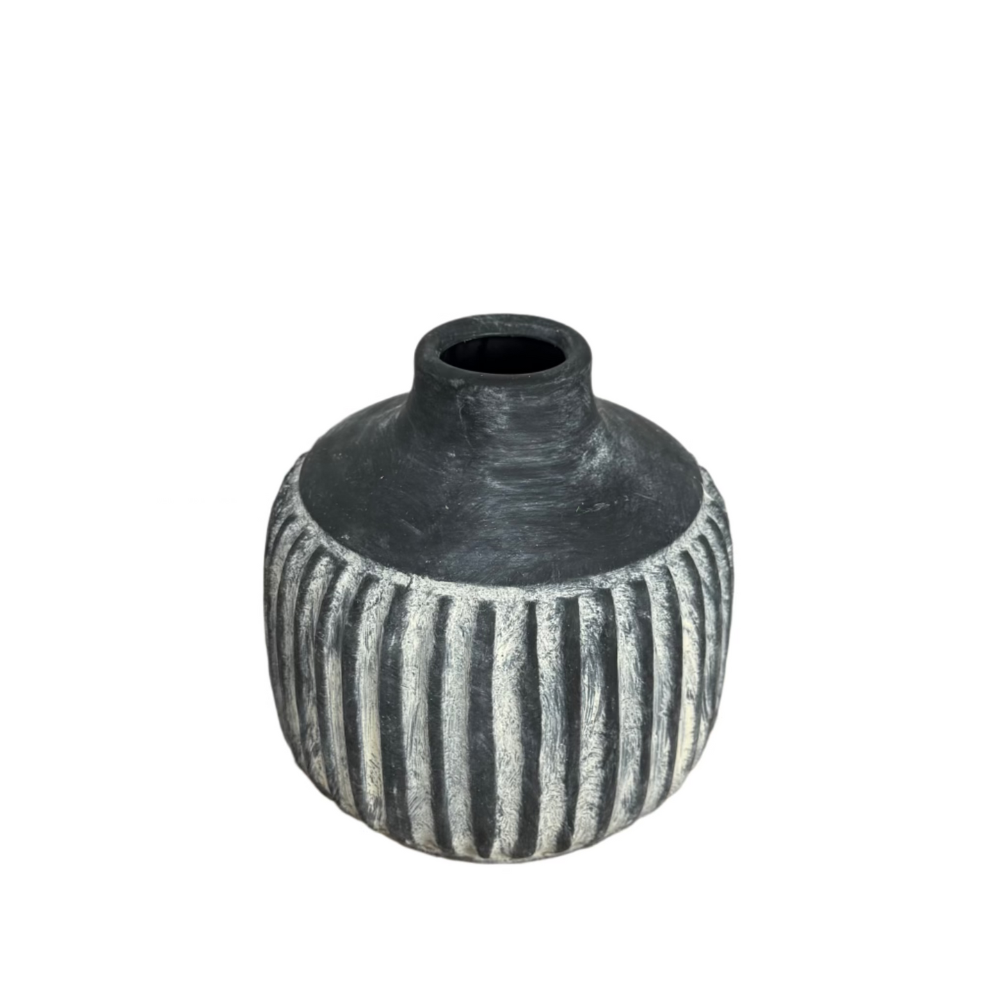 Charcoal Vase - 7''