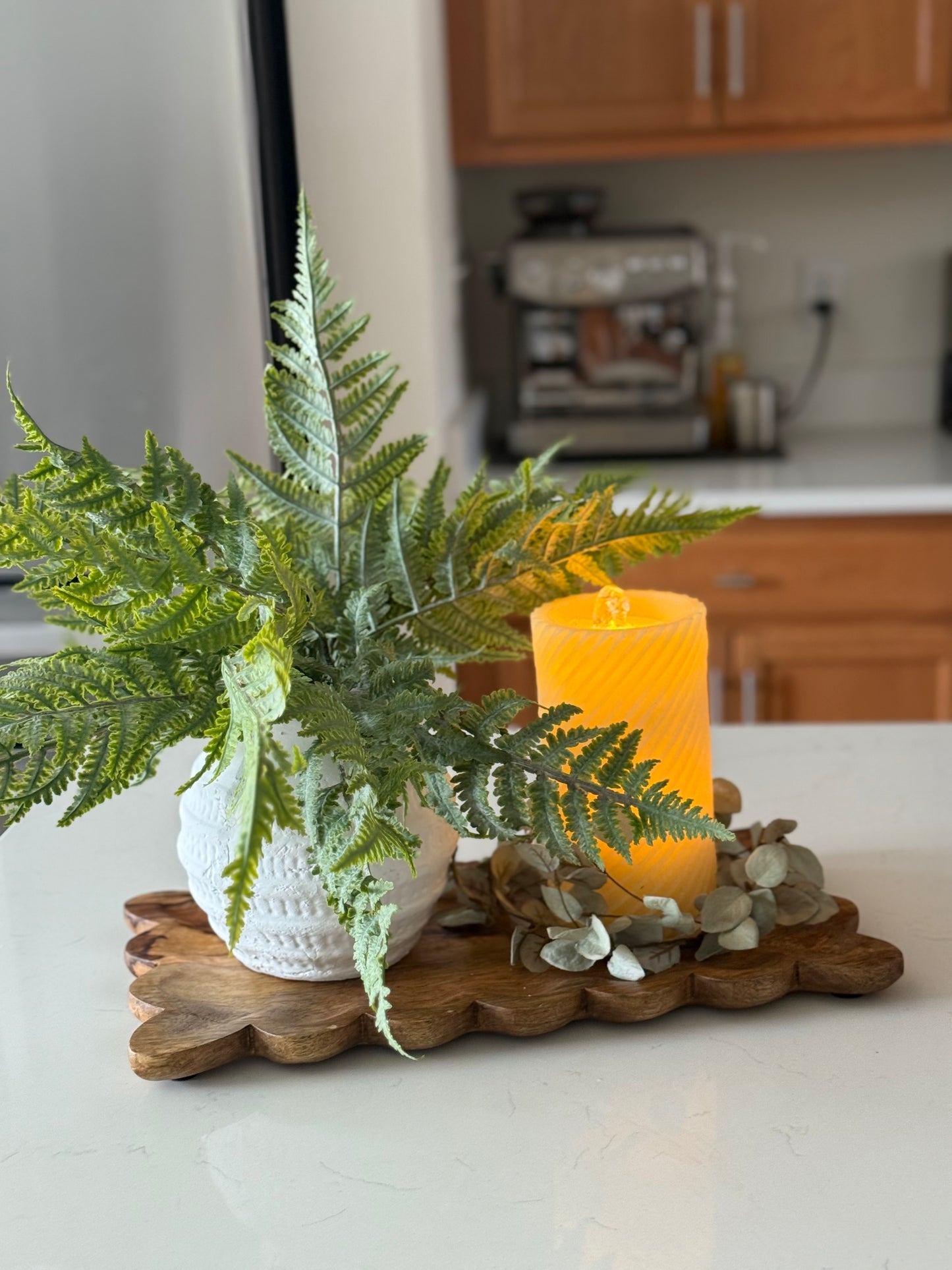 Fountain Candle with Remote (timer)