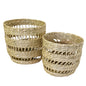 Seagrass Baskets -Set of 2
