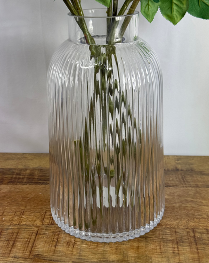 Clear Apothecary Vase