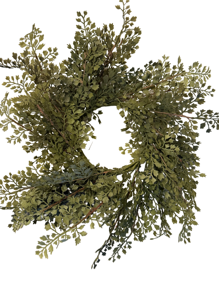 Damsel Fern Candle Ring -4.5''