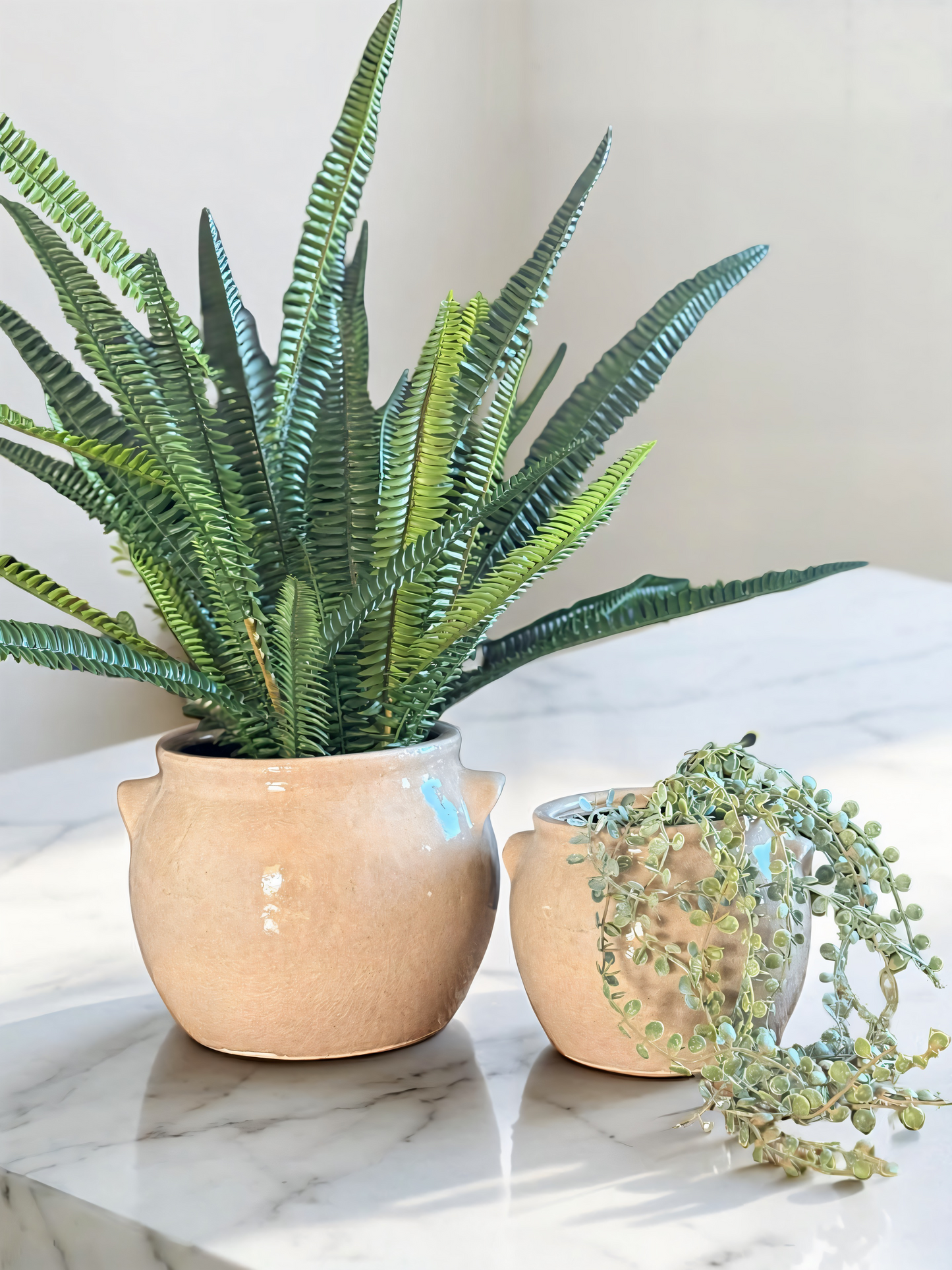 Light Beige Ceramic Crock