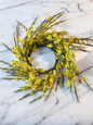 Yellow Forsythia Candle Ring