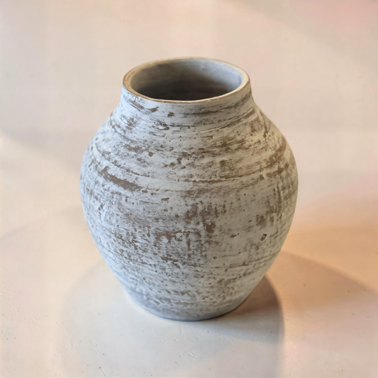 White Terracotta Vase