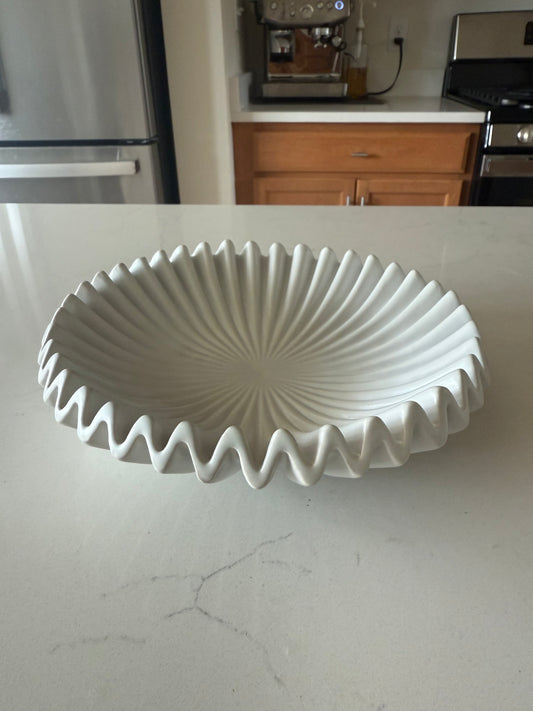 White Ceramic Dish